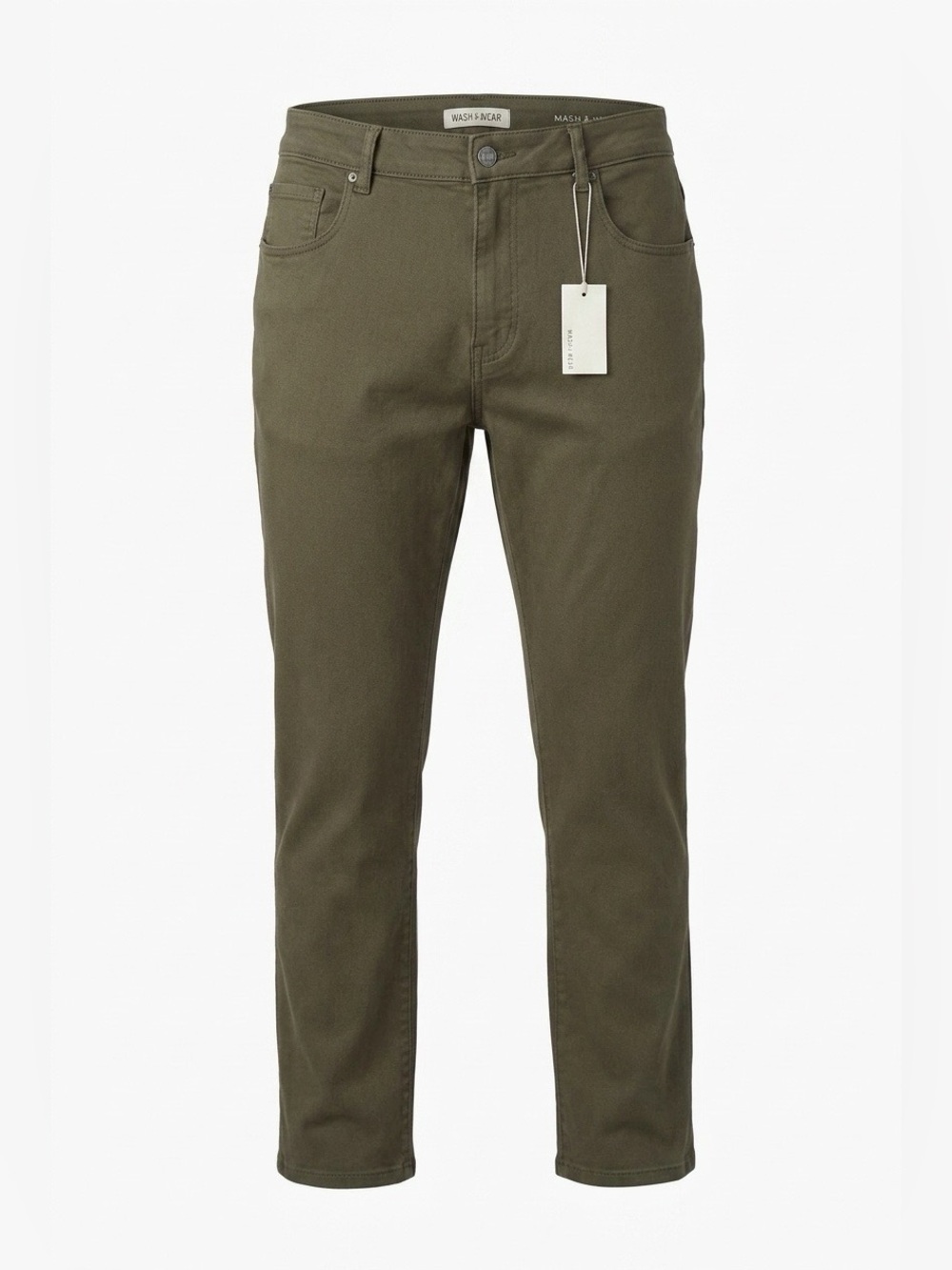 Warp + Weft Slim Stretch Jeans - Olive Green